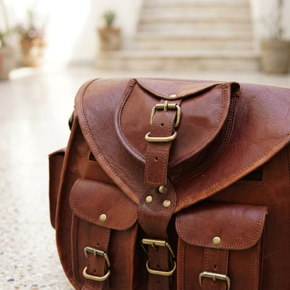 LORENZA™ • Bolso Satchel Crossbody Artesanal Piel Genuina | Accesorios de Autor