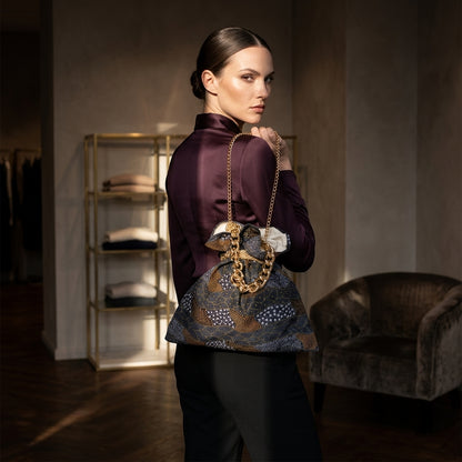 NICOLETTA™ • Bolso Tote Arte Aborigen Australiano Algodón | Accesorios de Autor