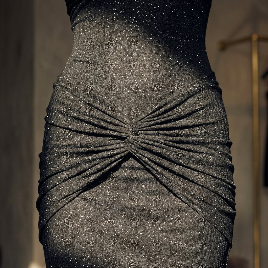 ESMERALDA™ • Vestido Sirena Lentejuelas Semitransparente Gala