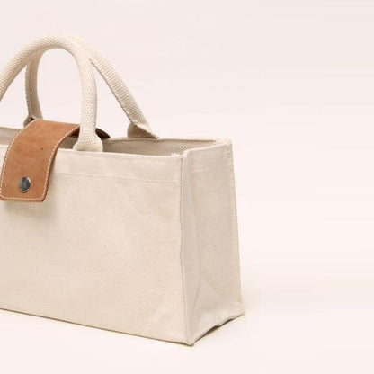 CARLOTTA™ • Bolsa de Vino Canvas Natural | Accesorios de Autor