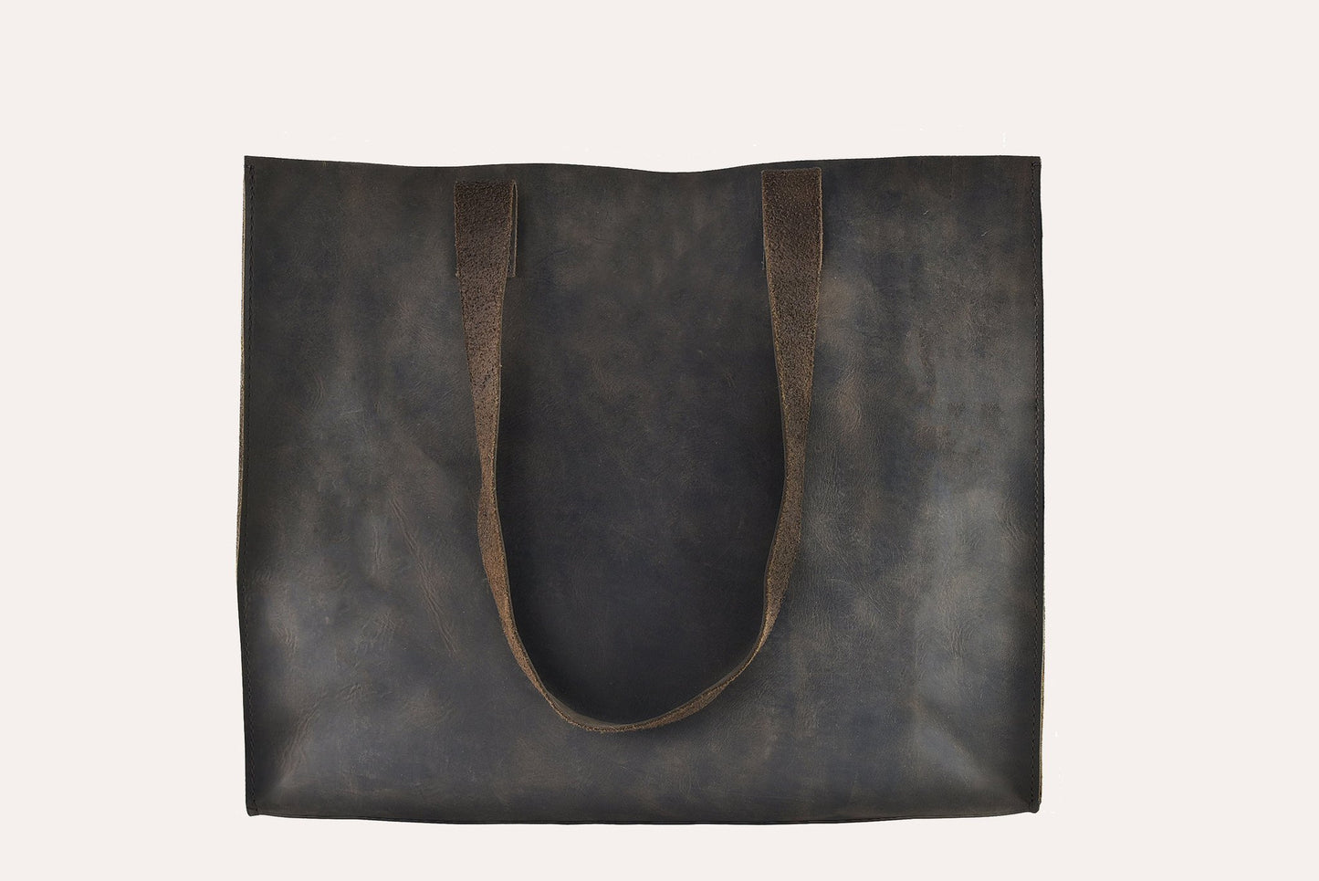 XENIA™ • Bolso Tote Piel Top Grain Acabado Moca Vintage | Accesorios de Autor
