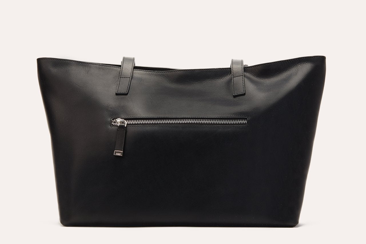 UMBERTA™ • Bolso Tote Mediano Piel Genuina Cremallera Superior | Accesorios de Autor