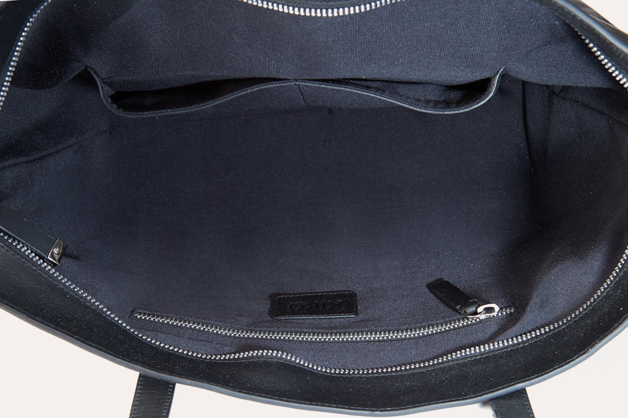 UMBERTA™ • Bolso Tote Mediano Piel Genuina Cremallera Superior | Accesorios de Autor