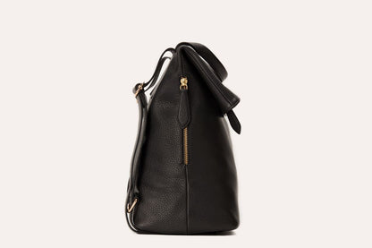 EMILIA™ • Mochila Convertible Piel Genuina Pebble Asas Ajustables | Accesorios de Autor