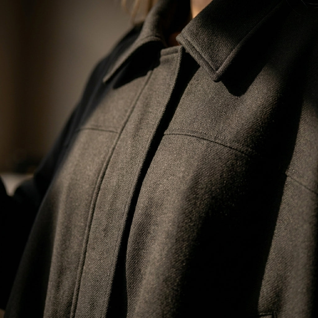 MADDALENA™ • Abrigo Largo Efecto Ante Oversize