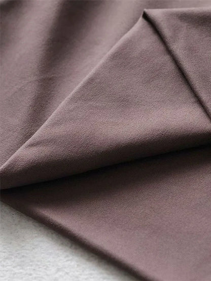 FRANCESCA™ • Top de Algodón Elástico de Corte Ajustado