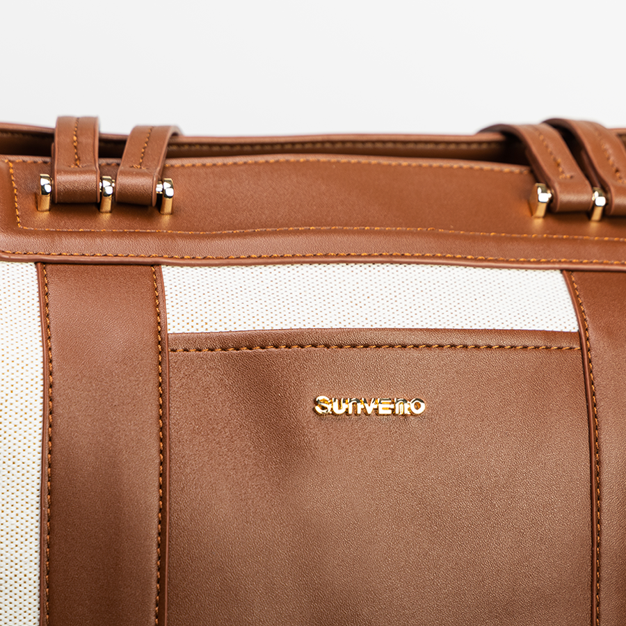 VIOLA™ • Bolso Tote Maternidad Canvas Grande | Accesorios de Autor