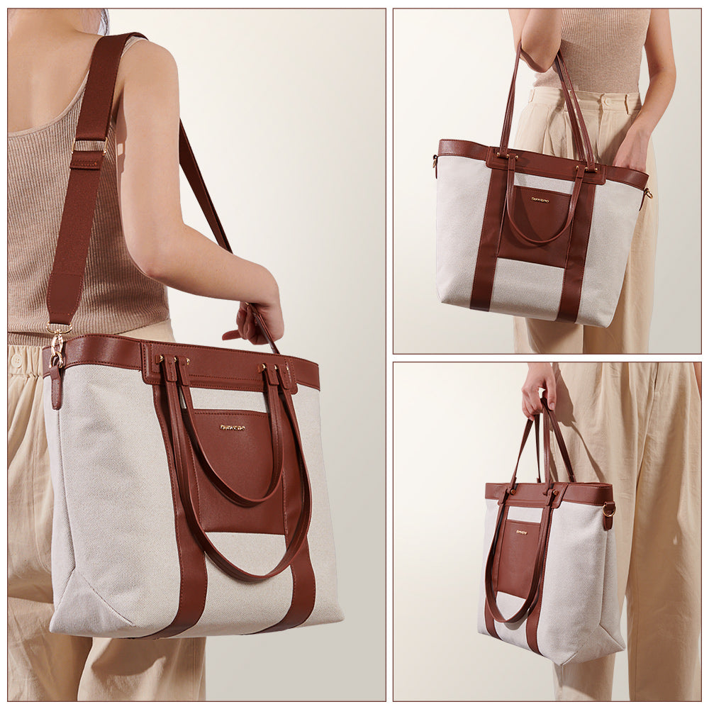 VIOLA™ • Bolso Tote Maternidad Canvas Grande | Accesorios de Autor