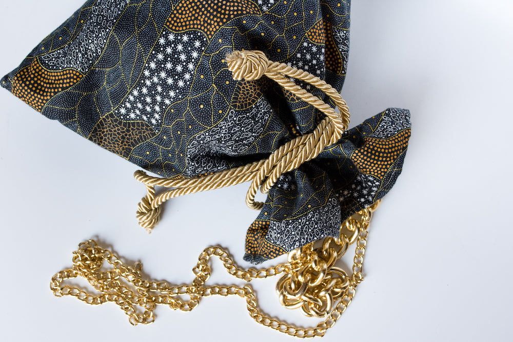 NICOLETTA™ • Bolso Tote Arte Aborigen Australiano Algodón | Accesorios de Autor