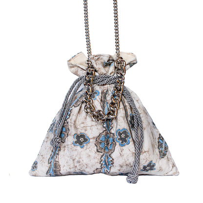 LAVINIA™ • Bolso Artesanal Batik Balinés Algodón Pintado a Mano | Accesorios de Autor