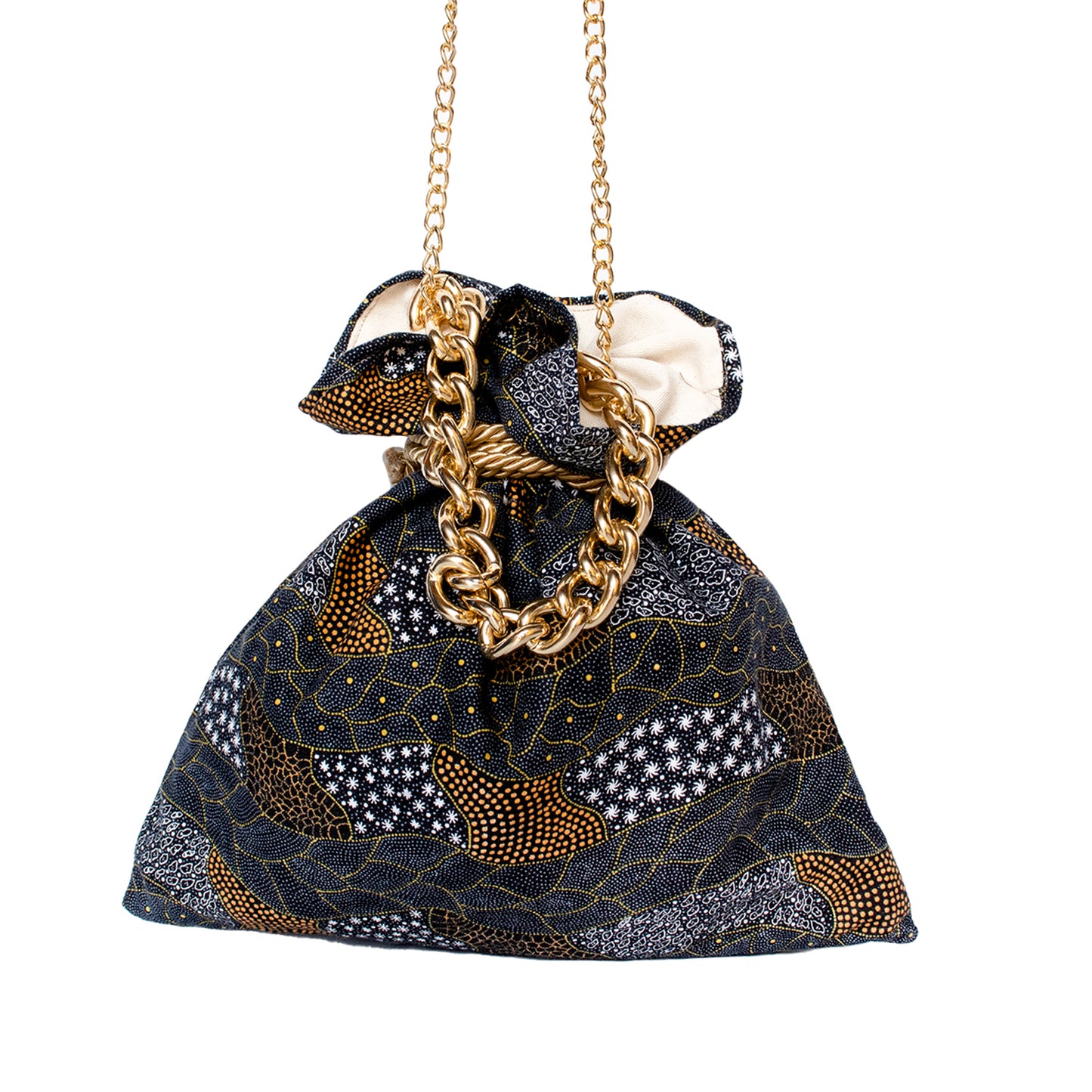 NICOLETTA™ • Bolso Tote Arte Aborigen Australiano Algodón | Accesorios de Autor