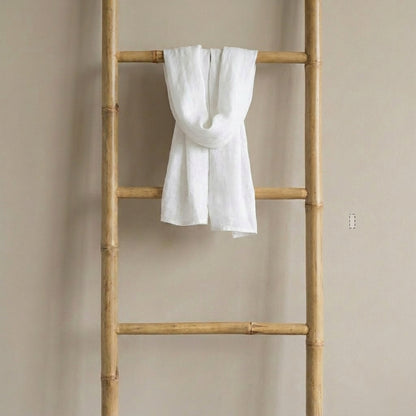 LEONILDA™ • Pañuelo de Lino Blanco | Pañuelos y Fulares